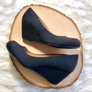 Chinese Laundry Black Nima Wedges NIB 10